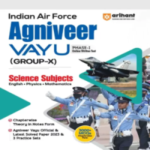 Arihant Indian Airforce Agniveer Vayu Phase 1 Guide for Group X Science