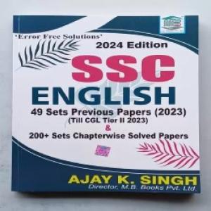 M.B.BOOKS " S S C. ENGLISH " 2024 Edition